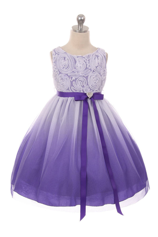 Eggplant Ombre Easter Dress
