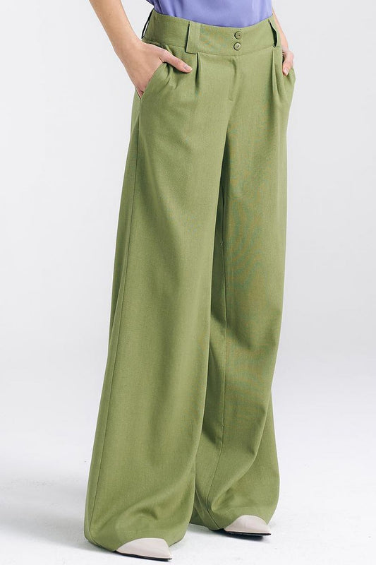 Trousers by Nife in Green or Beige