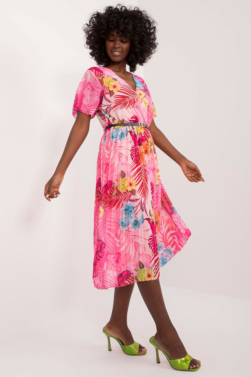 Pink Floral Daydress by Italy Moda