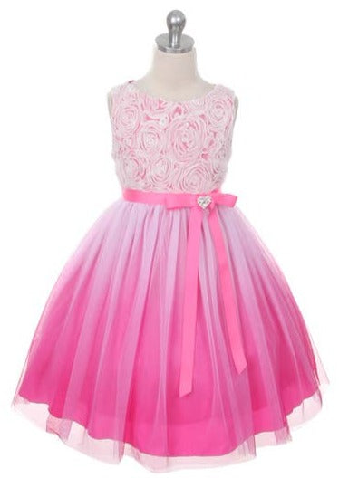 Pink Ombre Easter Dress